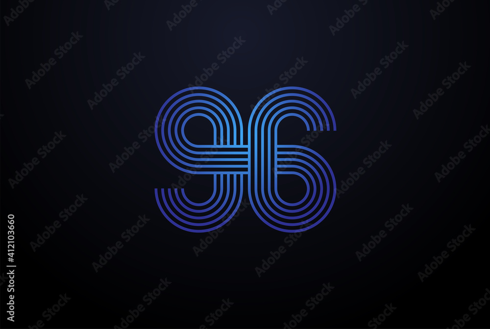 Number 96 Logo, Monogram Number 96 logo multi line style, usable for anniversary and business logos, flat design logo template, vector illustration Number 96 Logo, Monogram Number 96 logo multi line style, usable for anniversary and business logos, flat design logo template, vector illustration