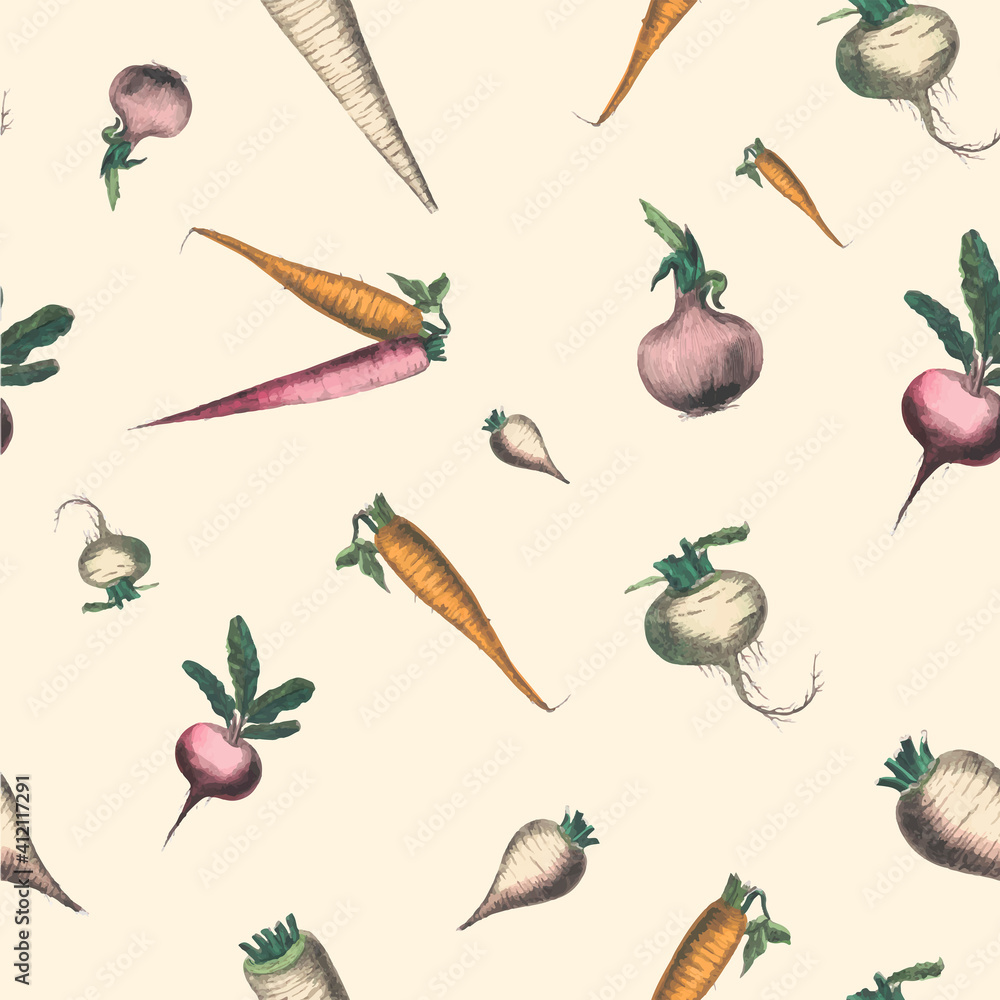 Vegetable background vector Vegetable background vector