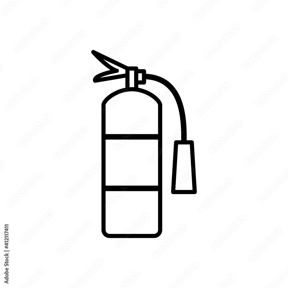 Fire Extinguisher Icon Design Vector Template Fire Extinguisher Icon Design Vector Template