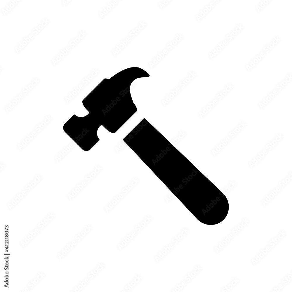 Hammer Icon Logo Design Vector Template illustration Hammer Icon Logo Design Vector Template illustration