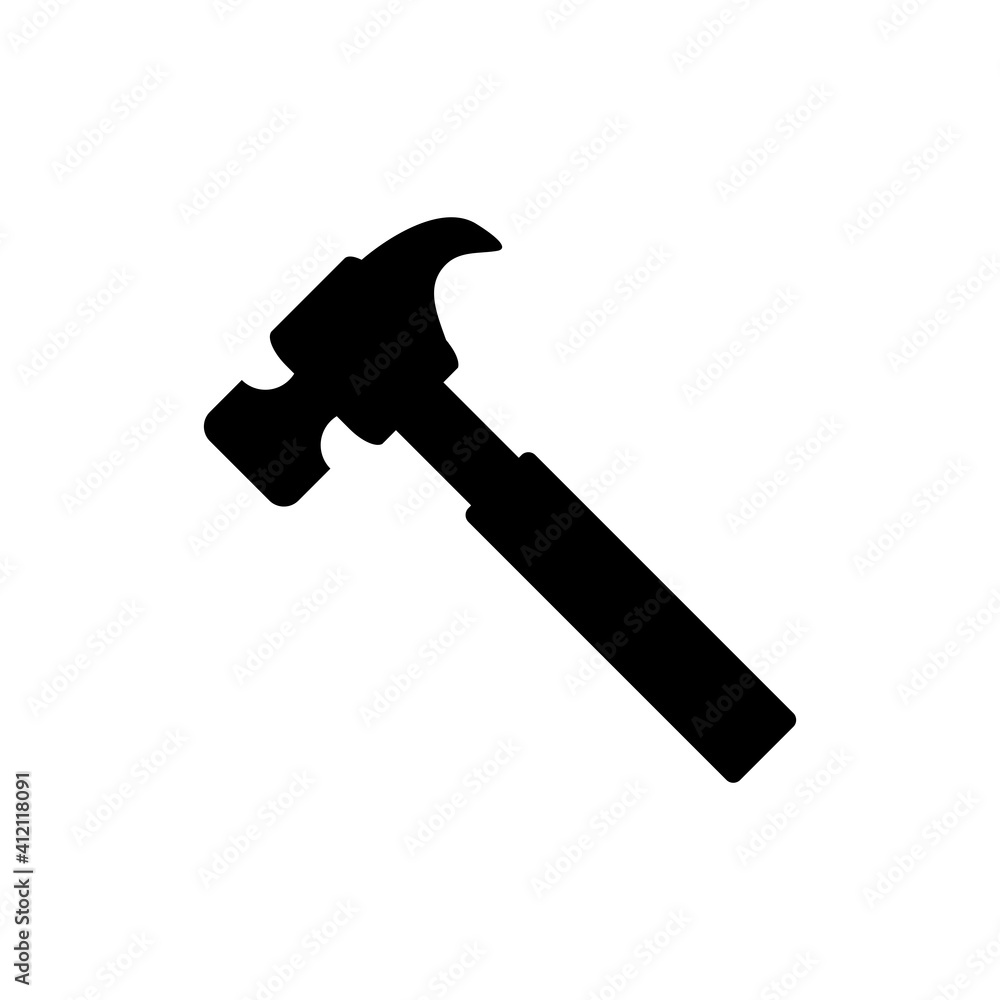 Hammer Icon Logo Design Vector Template illustration Hammer Icon Logo Design Vector Template illustration