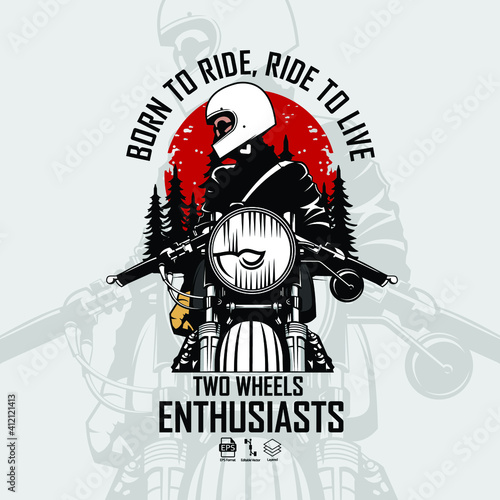 CAFERACER ILLUSTRATION