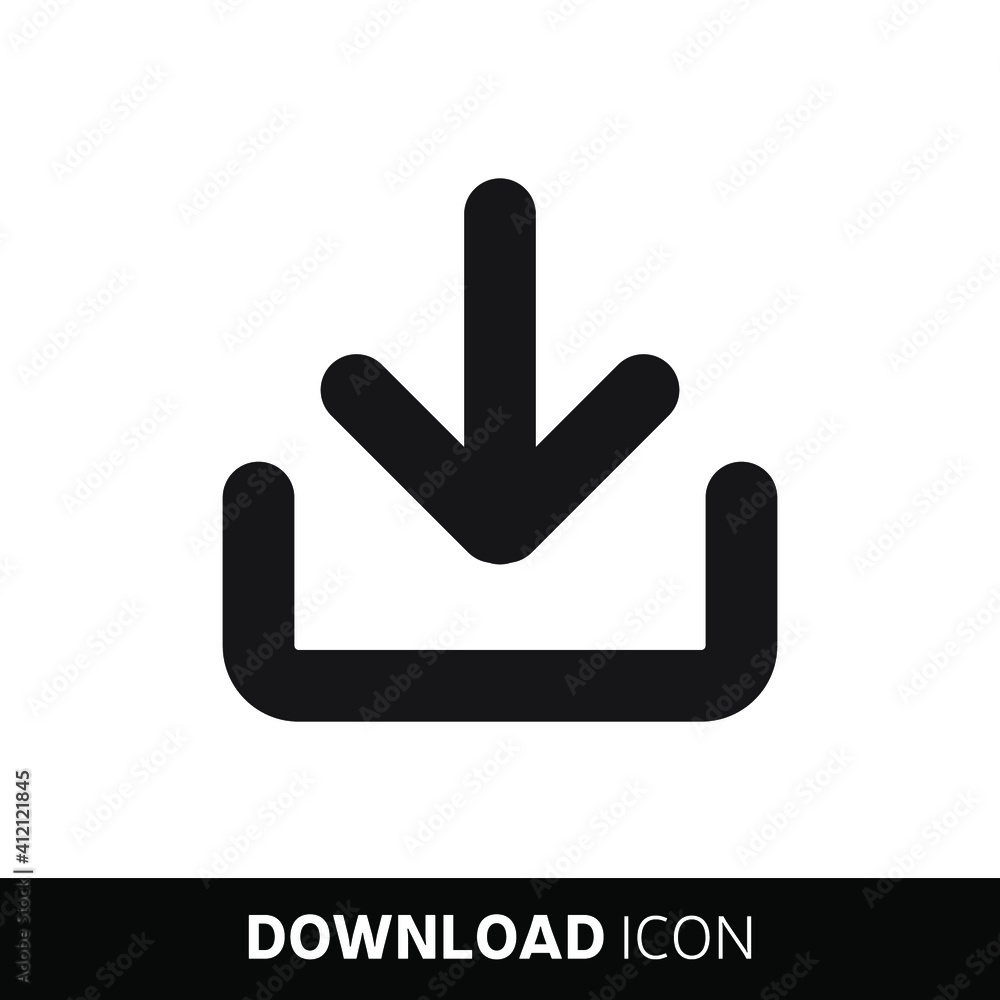 Download icon vector, symbol for website and graphic design. Eps 10 vector illustration. Download icon vector, symbol for website and graphic design. Eps 10 vector illustration.