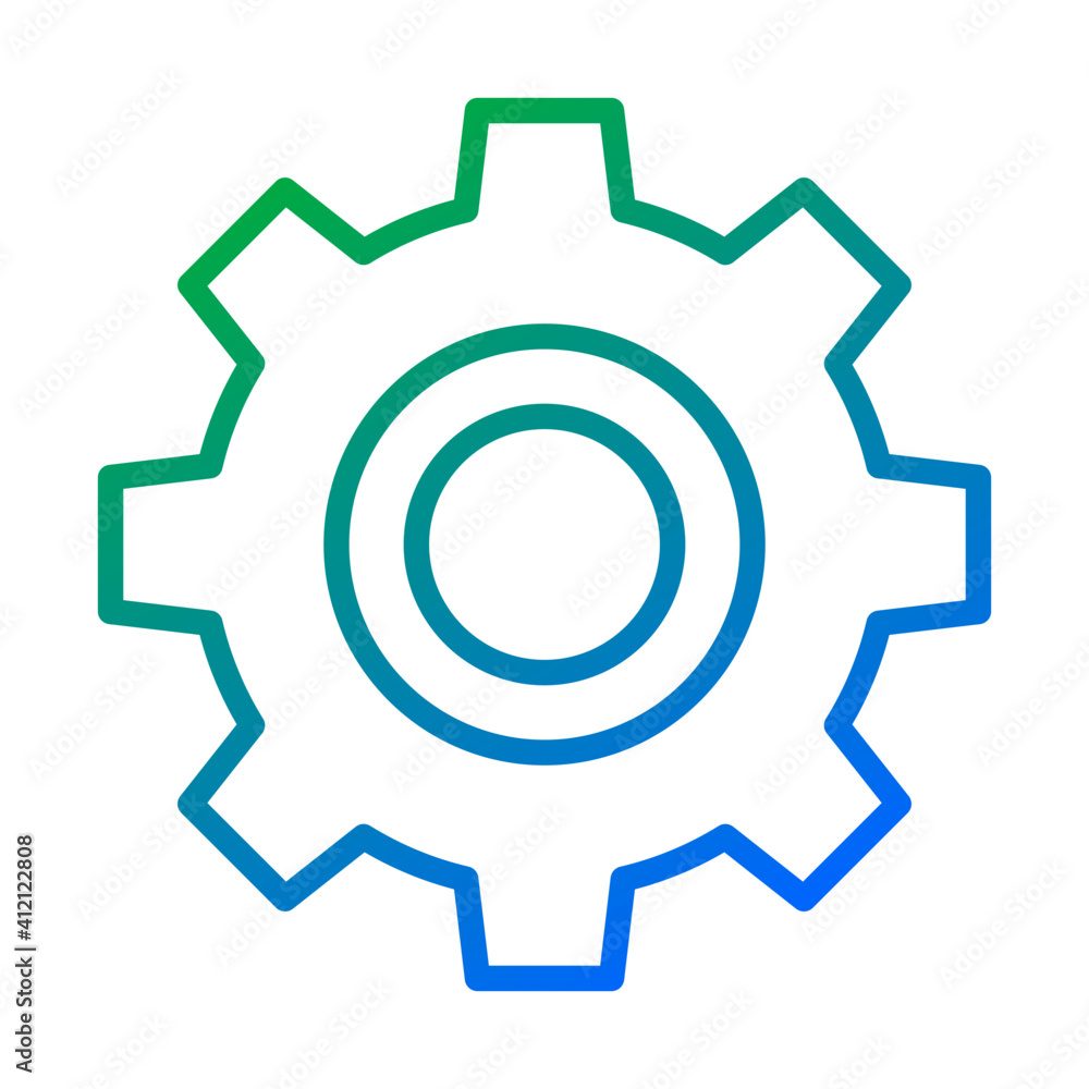 Gear icon vector Gear icon vector