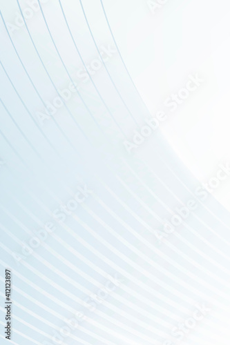 Blue abstract layered stripes vector background
