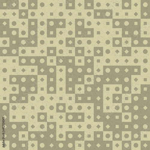 Abstract Geometric Pattern generative computational art illustration