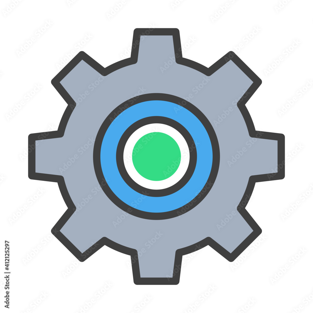 Gear icon vector