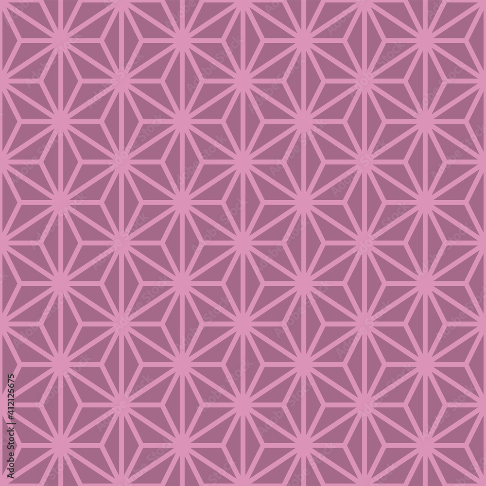 Japanese Geometric Star Vector Seamless Pattern Japanese Geometric Star Vector Seamless Pattern