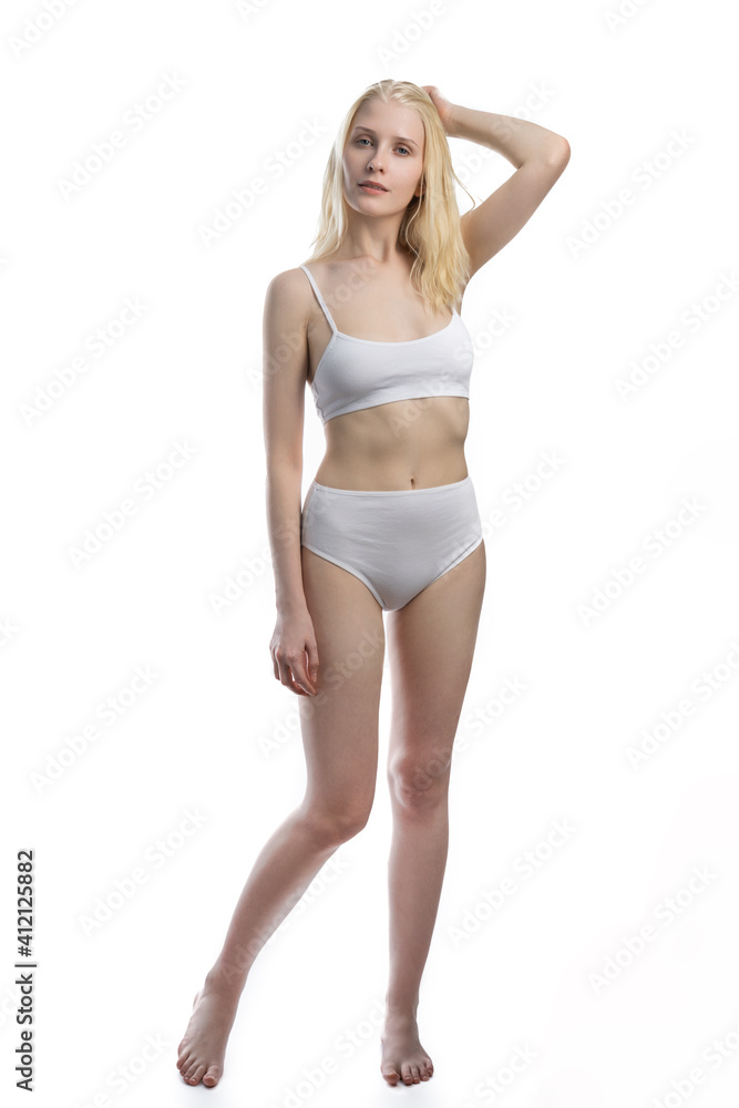 young beautiful woman in underwear young beautiful woman in underwear
