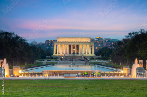 Abraham Lincoln Memorial  in  Washington DC, United States photo