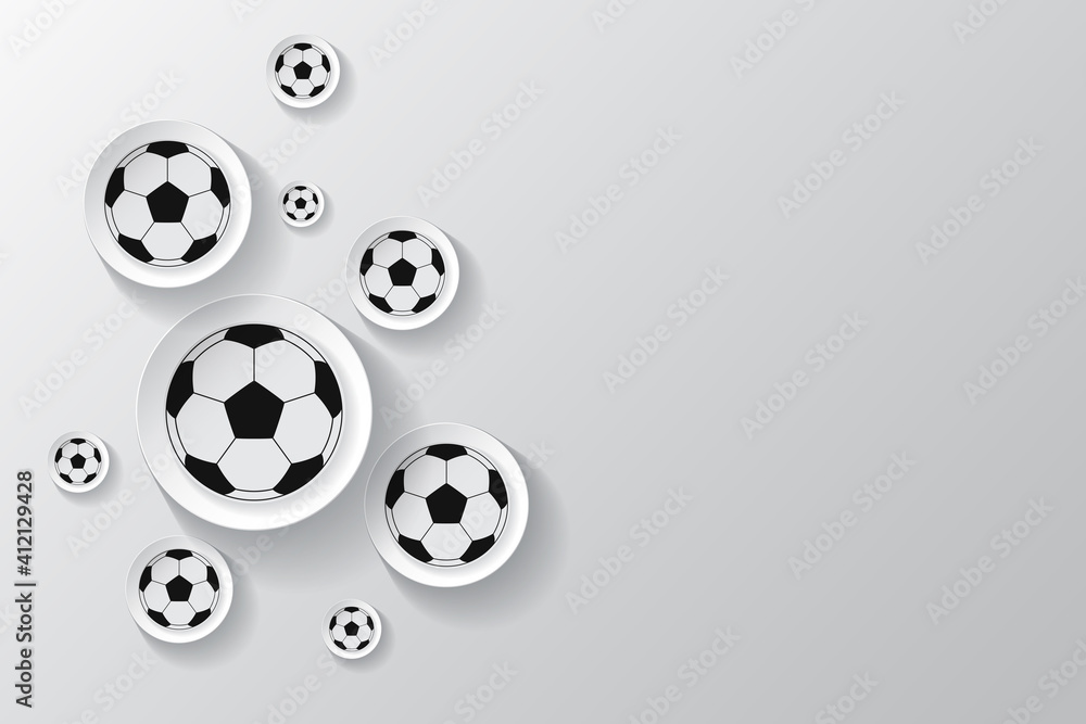 Soccer ball with soccer field pattern background Soccer ball with soccer field pattern background