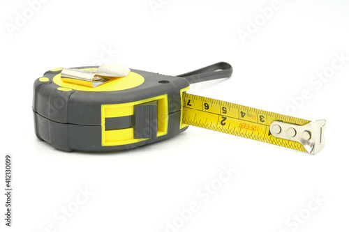 measuring tape isolated on white