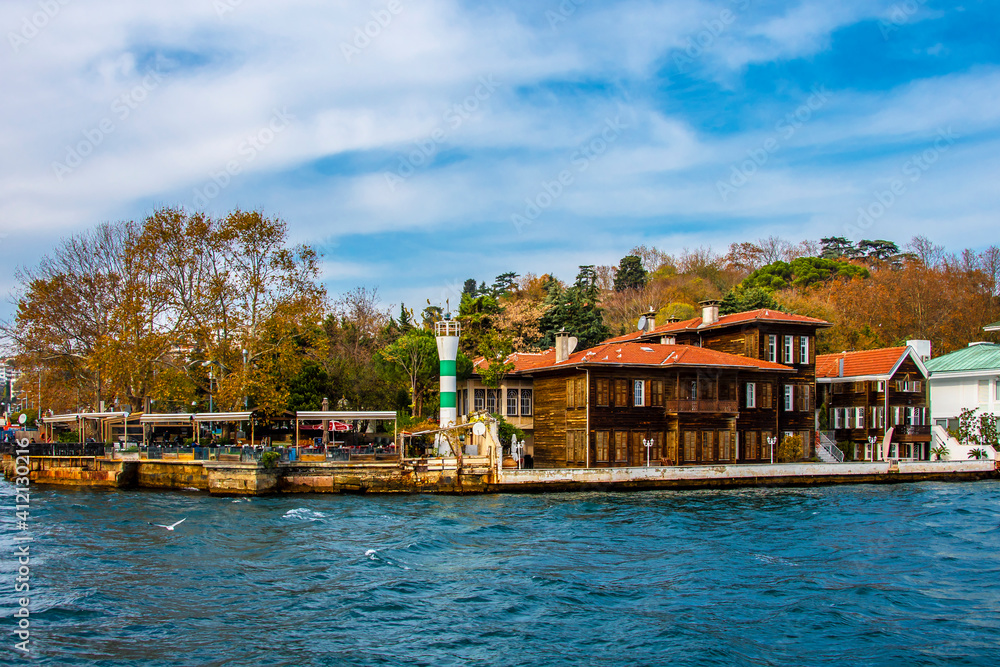 Bosphorus in Sariyer District of Istanbul