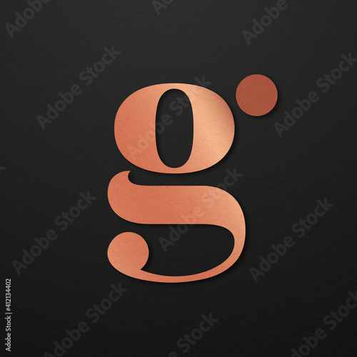 Luxury business logo vector with g letter design