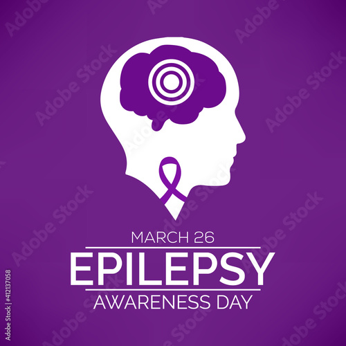 Epilepsy awareness day occurs each year on March 26th aims to increase the public's knowledge of a neurological condition affecting nearly fifty million people worldwide. Also known as Purple Day.