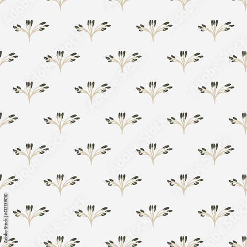 seamless pattern with dandelion