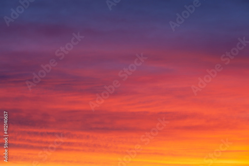 Fototapeta Naklejka Na Ścianę i Meble -  Cloudy sky at sunrise