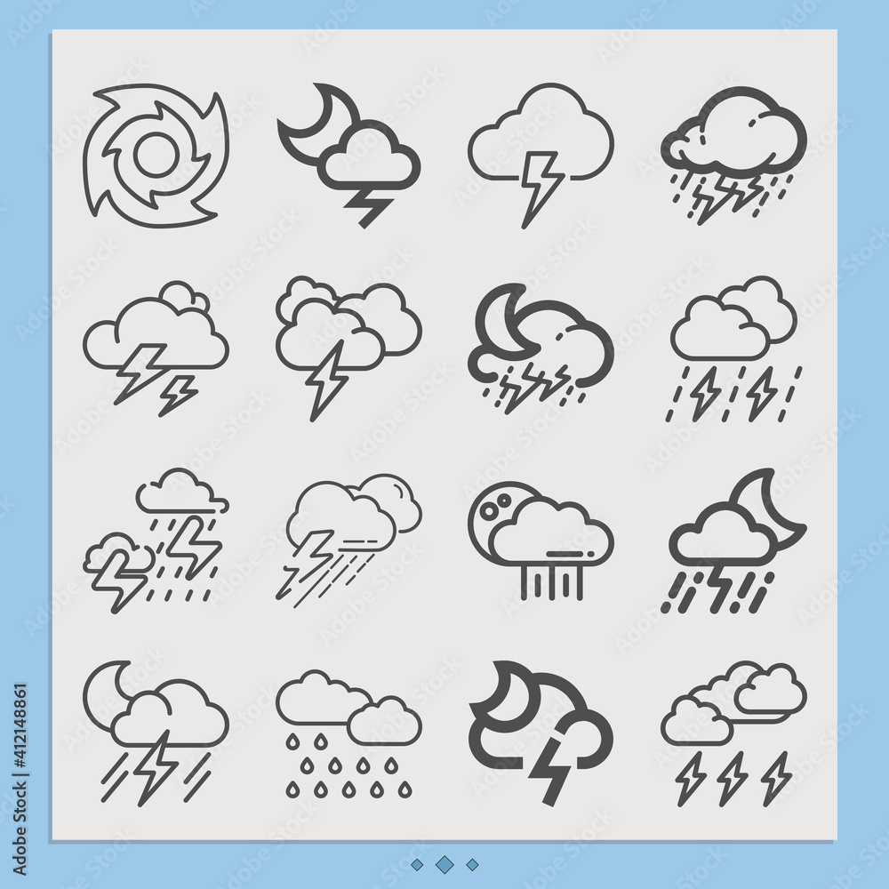 Simple set of chasing related lineal icons. Simple set of chasing related lineal icons.