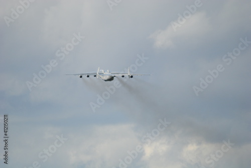 airplane in the sky