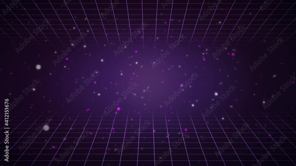 Animated Retro Sci-Fi abstarct Background Futuristic neon laser Grid landscape of the 80s. digital Cyber design. cyberpunk looped live wallpaper. blinking stars in space. vaporwave and synthwave style Animated Retro Sci-Fi abstarct Background Futuristic neon laser Grid landscape of the 80s. digital Cyber design. cyberpunk looped live wallpaper. blinking stars in space. vaporwave and synthwave style