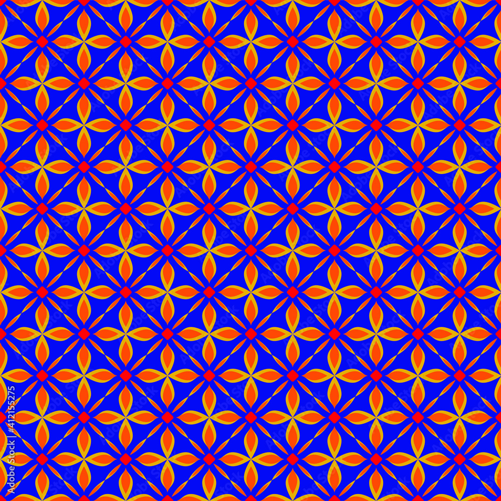 four petal textile pattern design background four petal textile pattern design background