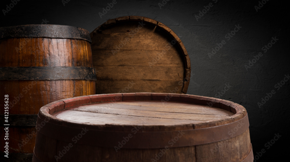 Glass beer on wood background with copyspace Glass beer on wood background with copyspace