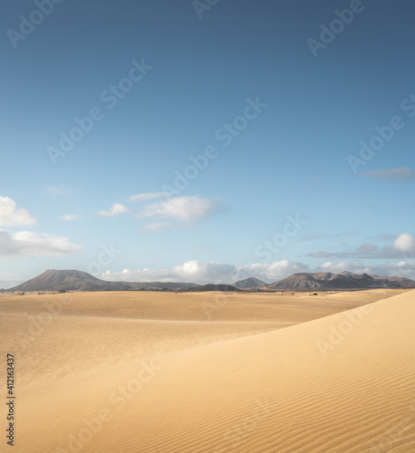 Dunes of Corralejo at Fuerteventura      Spain.