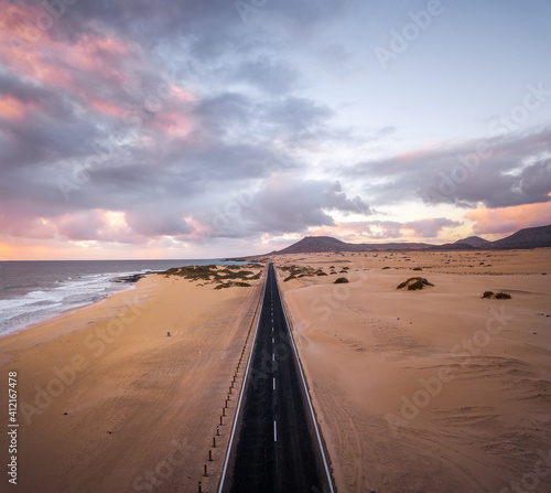 Dunes of Corralejo at Fuerteventura – Spain.
