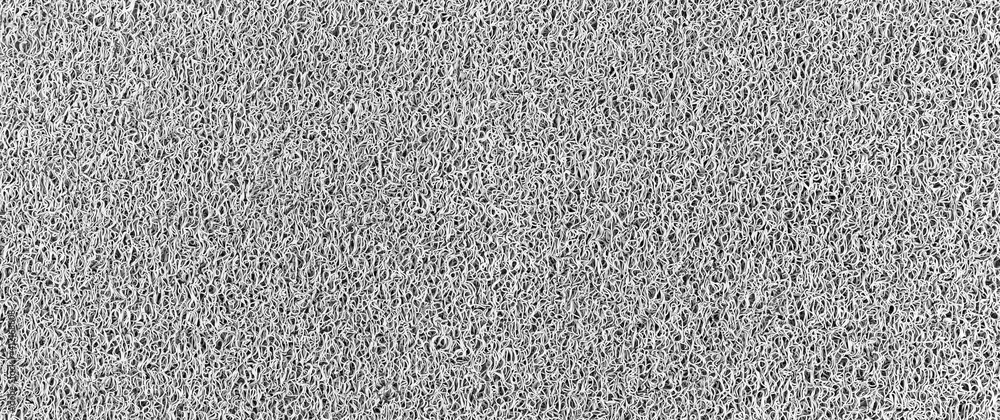 Fototapeta premium Panorama of White plastic doormat texture and background seamless