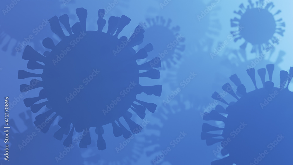 Coronavirus 2019-nCov novel coronavirus concept. Microscope virus close up. 3d rendering. Coronavirus 2019-nCov novel coronavirus concept. Microscope virus close up. 3d rendering.
