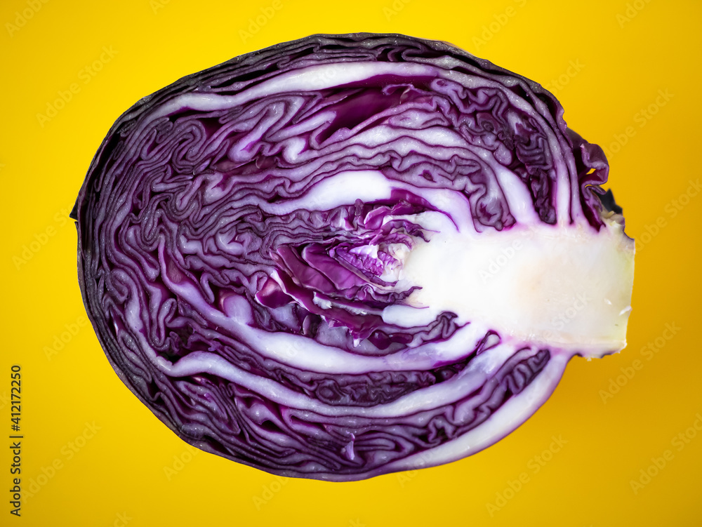 Chopped fresh red cabbage for cooking purple cabbage salad or coleslaw. Homemade food Chopped fresh red cabbage for cooking purple cabbage salad or coleslaw. Homemade food