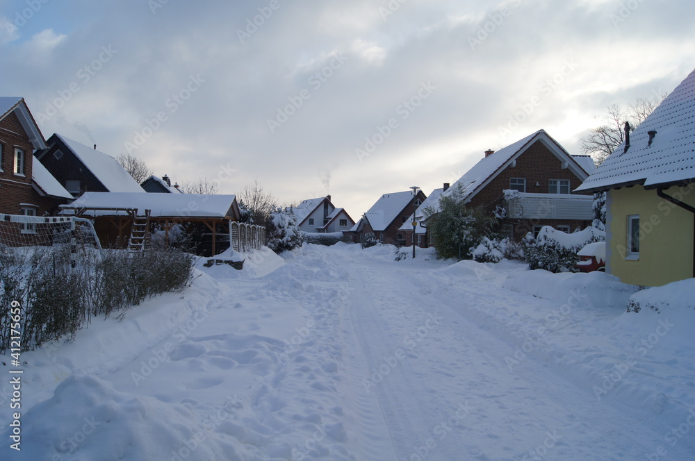 winterliche Landschaft in Europa Bielefeld