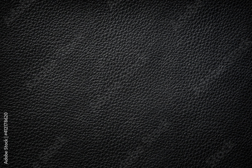 Black leather texture and background