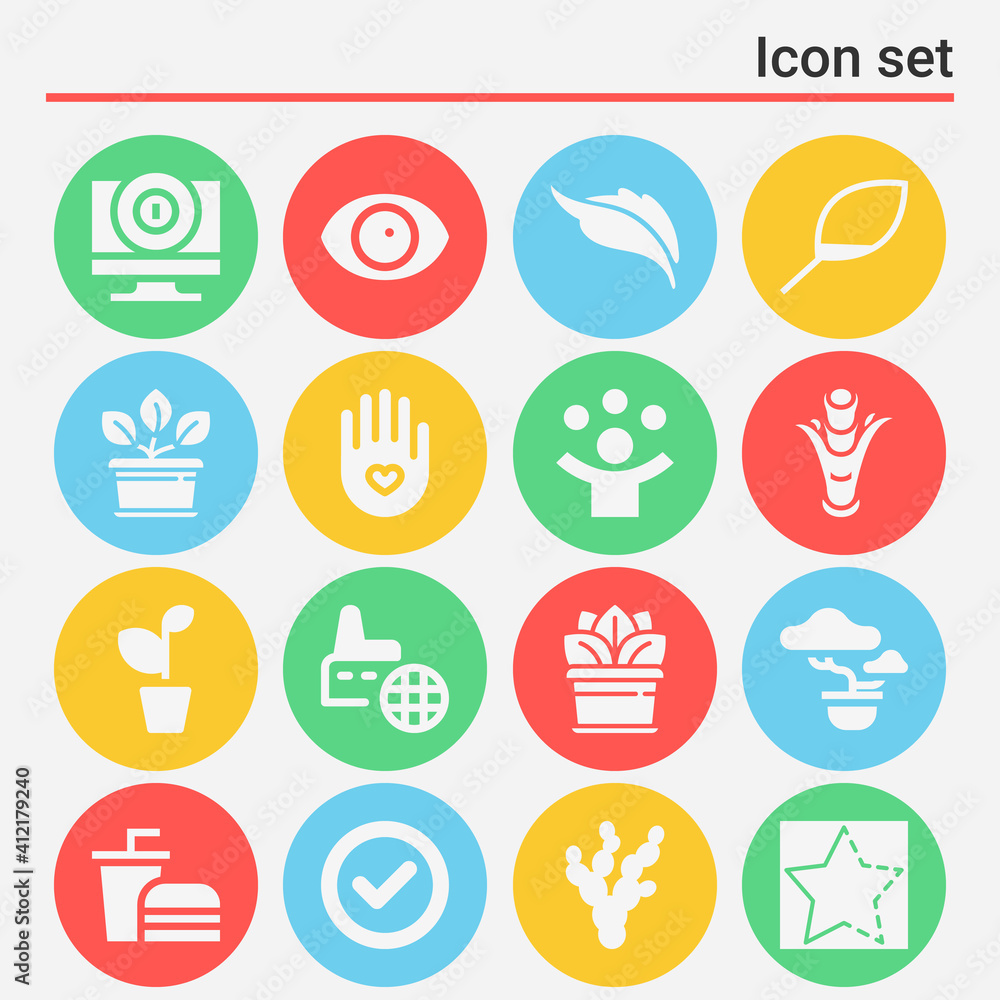 16 pack of establish filled web icons set 16 pack of establish filled web icons set