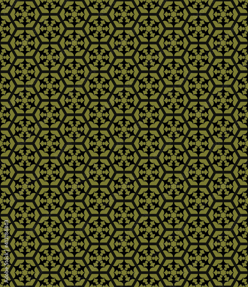 Insulated green pattern without seam