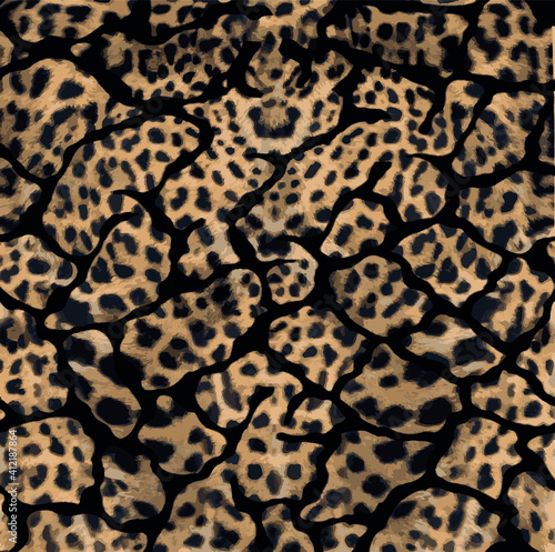leopard skin pattern