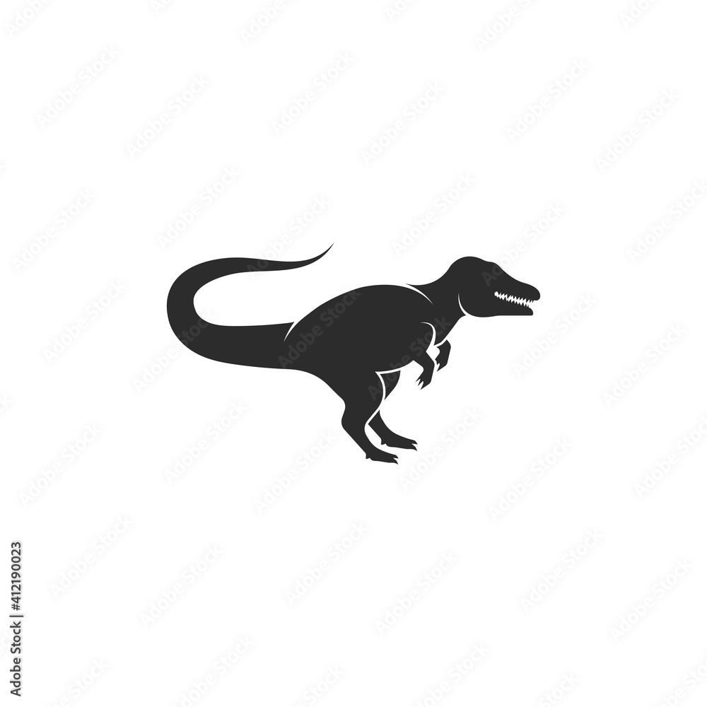 Fototapeta premium dinosaur icon vector illustration design