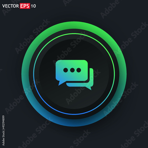 Speech bubble icon