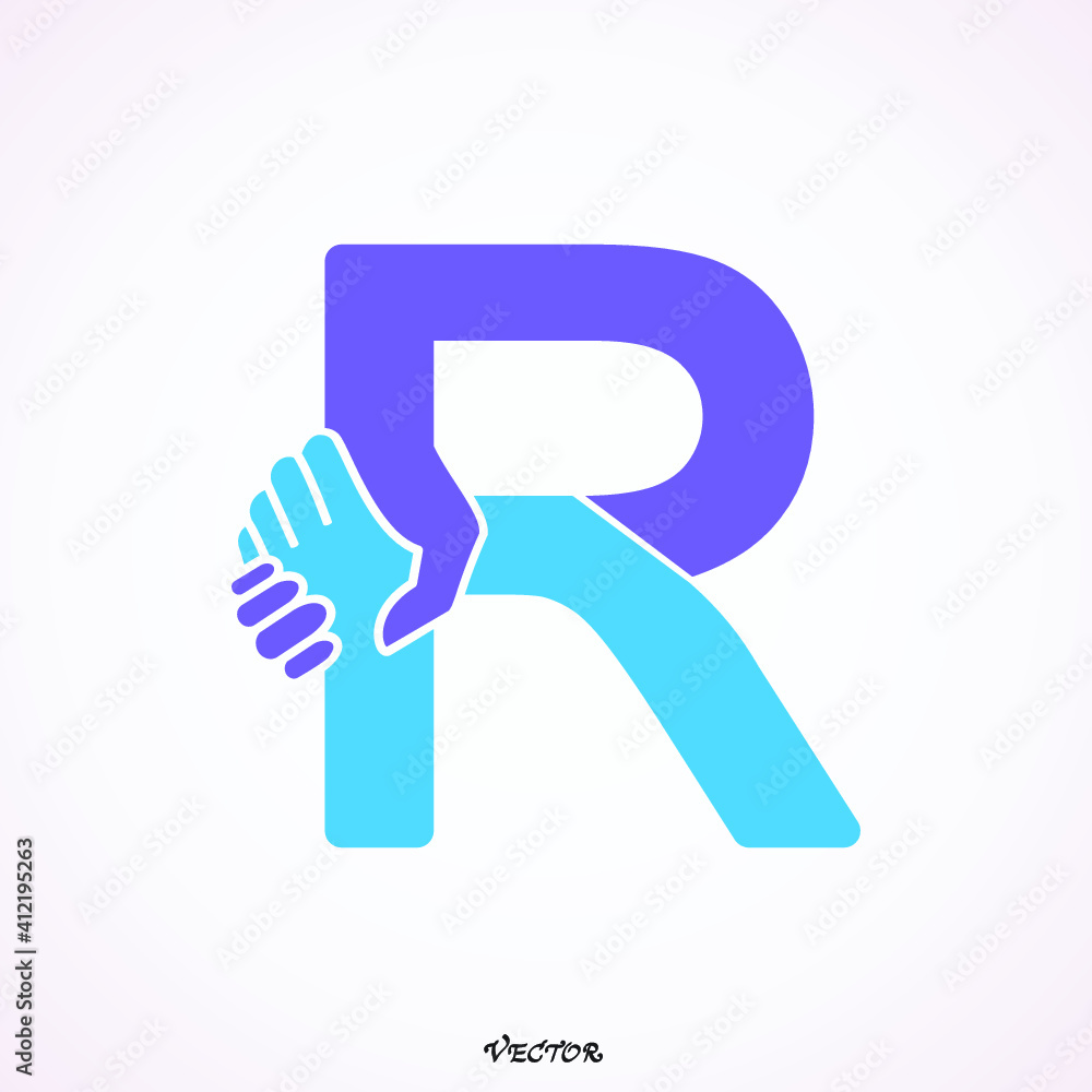 Creative R letter icon abstract logo vector design.Business offer,partnership icon.Corporate business and industrial logotype symbol.Vector illustration Creative R letter icon abstract logo vector design.Business offer,partnership icon.Corporate business and industrial logotype symbol.Vector illustration