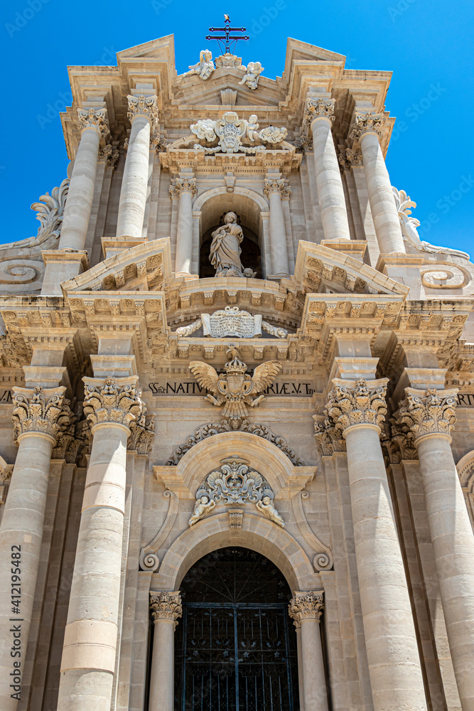 A detail of the architecture in Palermo, Sicily, Italy