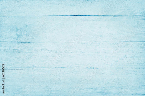 Blue pastel wood planks texture background with natural patterns vintage style for design art work and interior or exterior.