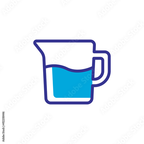 water pitcher icon vector design trendy