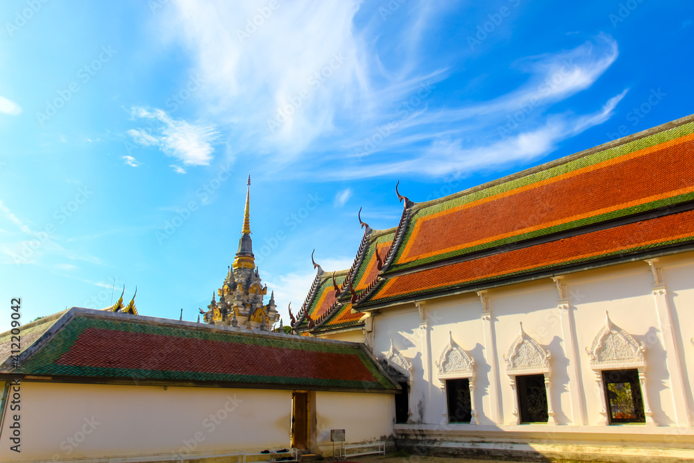 Naklejka premium beautiful temple in south thailand