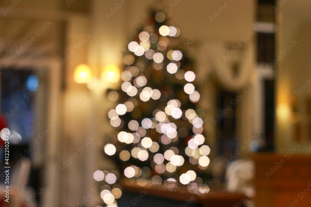 blurred christmas tree with lights blurred christmas tree with lights