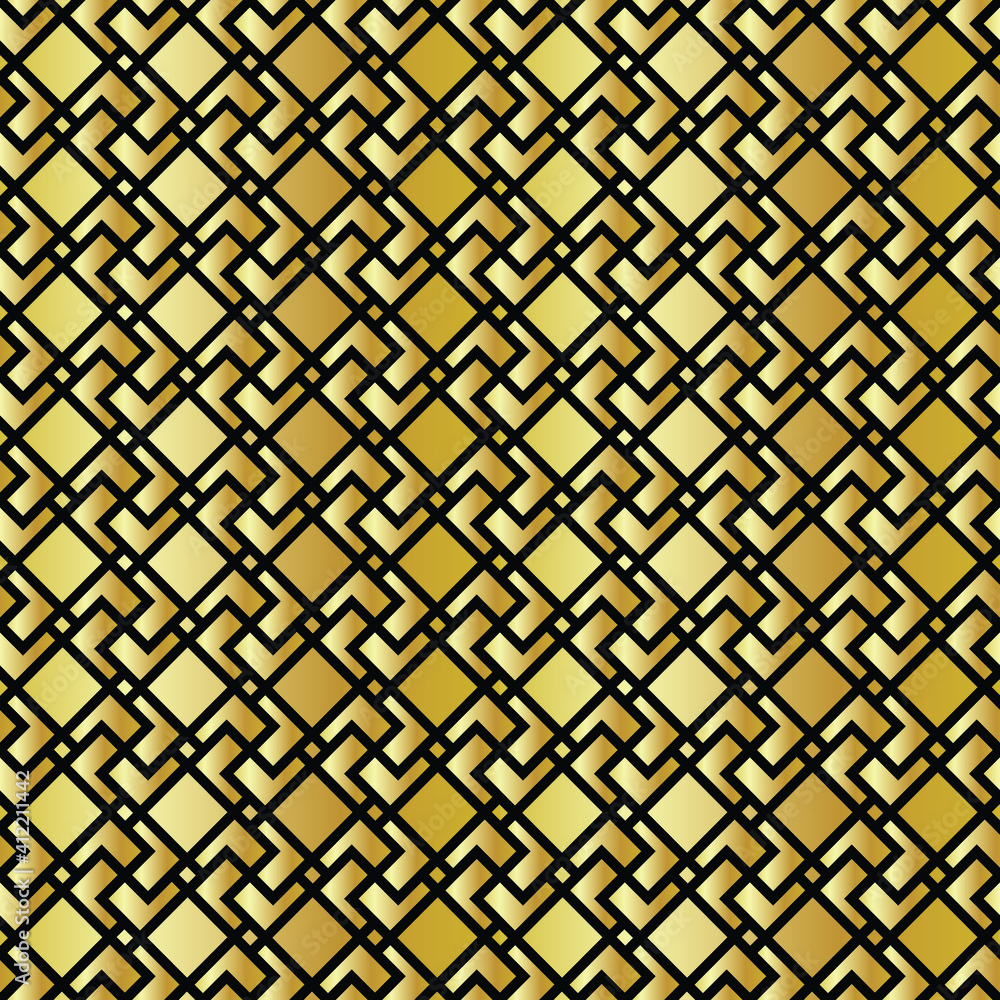 Naklejka premium seamless pattern with squares, vector illustration 