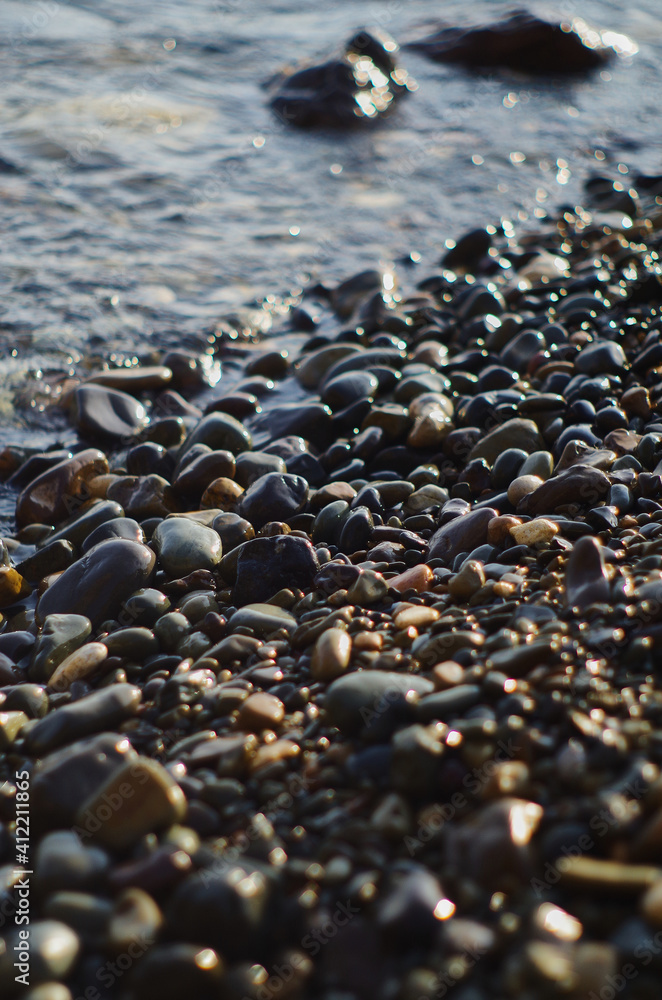 pebbles on the beach pebbles on the beach