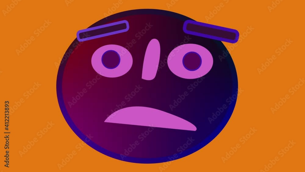 A little facial animation made of simple shapes. A little facial animation made of simple shapes.