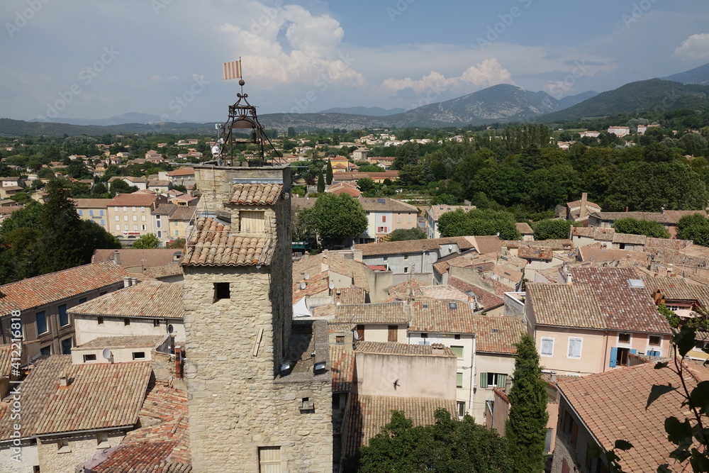Belfried und Altstadt von Malaucene, Provence