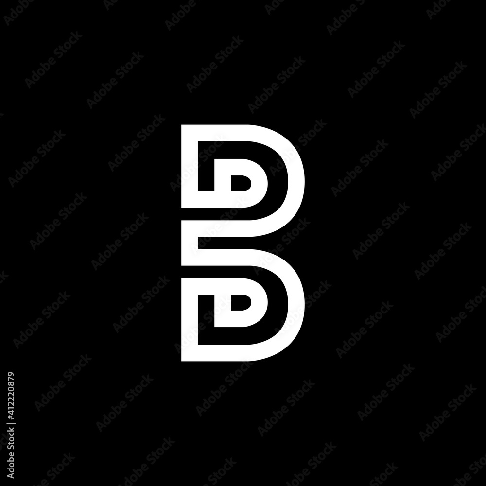 Abstract Initial Letter B Logo. White Geometric Origami Style isolated on Black Background. Modern And Elegant Monogram Icon, Usable for Business and Branding Logos. Flat Vector Logo Design Template Abstract Initial Letter B Logo. White Geometric Origami Style isolated on Black Background. Modern And Elegant Monogram Icon, Usable for Business and Branding Logos. Flat Vector Logo Design Template