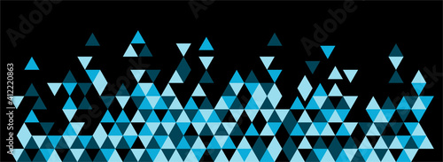 sfondo, grafica, griglia, triangoli, frammenti, 